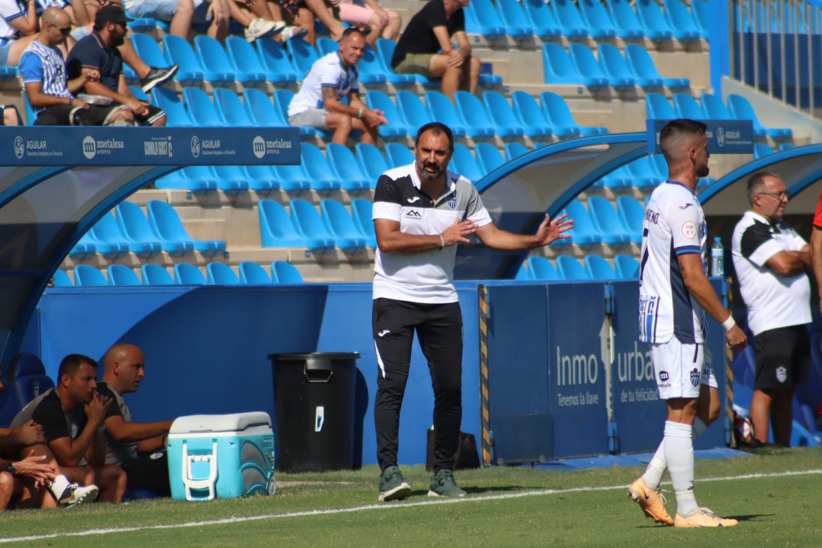 Juanma Barrera, entrenador del Atlético Baleares.