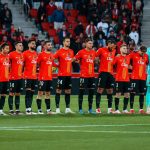 Imagen de los jugadores del Mallorca guardando un minuto de silencio en memoria de Javier Dorado