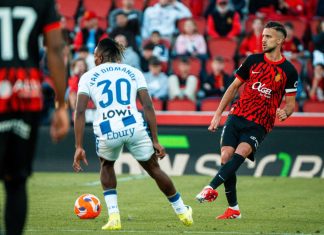 Copete en un partido vs Leganés