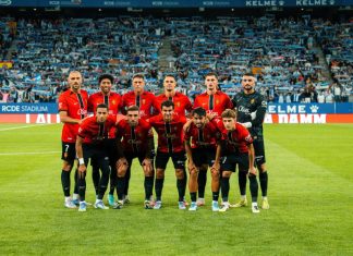 El once del Mallorca frente al Espanyol en Cornellà