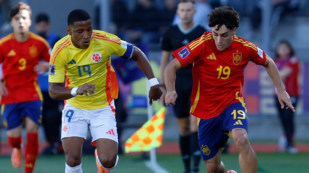 Jan Virgili, en el Mundial sub20 (Foto: Selección Española).